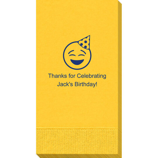 Party Hat Emoji Guest Towels